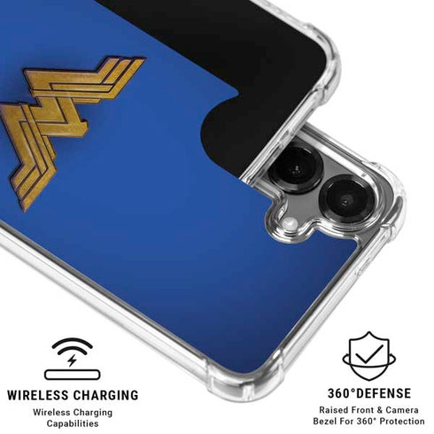 DC Comics Wonder Woman Movie Emblem Galaxy S26 Plus Clear Case