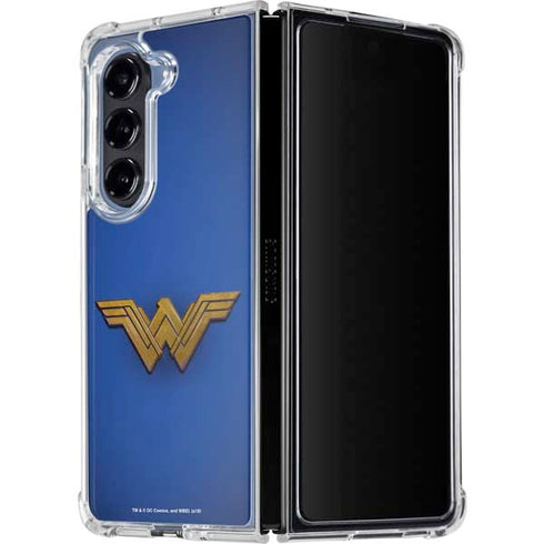 DC Comics Wonder Woman Movie Emblem Galaxy Z Fold5 5G Clear Case