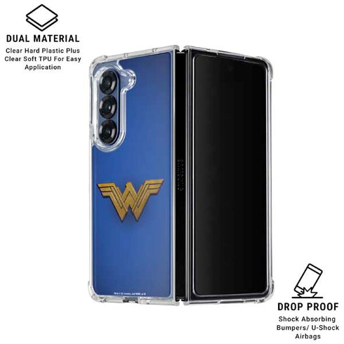 DC Comics Wonder Woman Movie Emblem Galaxy Z Fold6 Clear Case