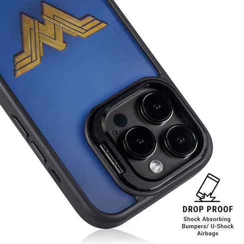 DC Comics Wonder Woman Movie Emblem iPhone 14 Pro Kickstand Case