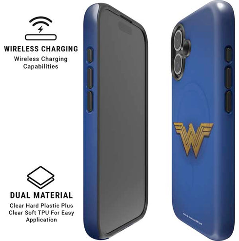 DC Comics Wonder Woman Movie Emblem iPhone 16 Magsafe Impact Case