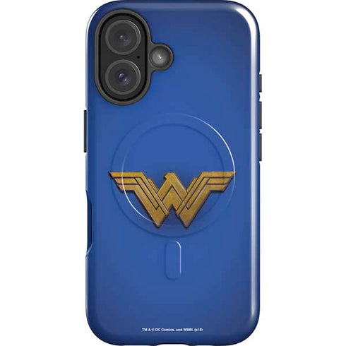 DC Comics Wonder Woman Movie Emblem iPhone 16 Plus Magsafe Impact Case