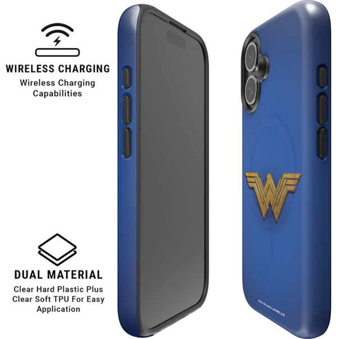 DC Comics Wonder Woman Movie Emblem iPhone 16 Plus Magsafe Impact Case