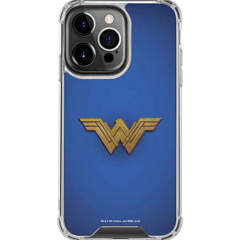 DC Comics Wonder Woman Movie Emblem iPhone 16 Pro Max Clear Case