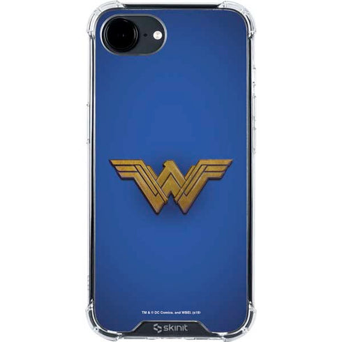 DC Comics Wonder Woman Movie Emblem iPhone 16e Clear Case