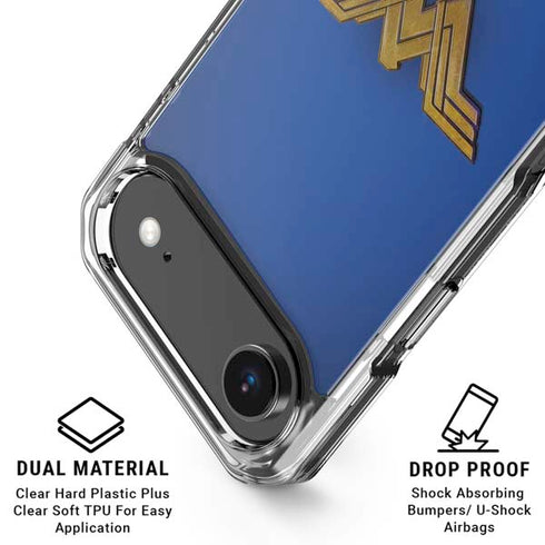 DC Comics Wonder Woman Movie Emblem iPhone 17 Air Clear Case