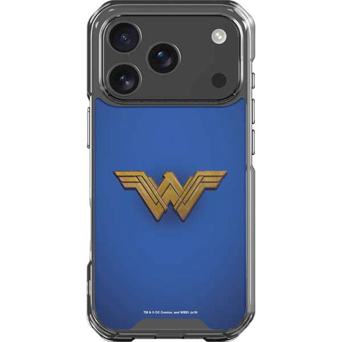 DC Comics Wonder Woman Movie Emblem iPhone 17 Pro Clear Case