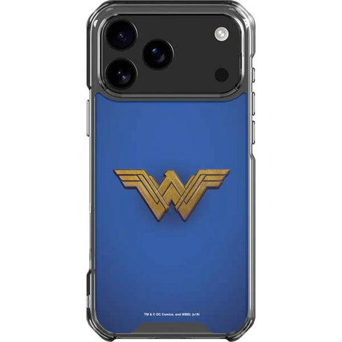 DC Comics Wonder Woman Movie Emblem iPhone 17 Pro Max Clear Case