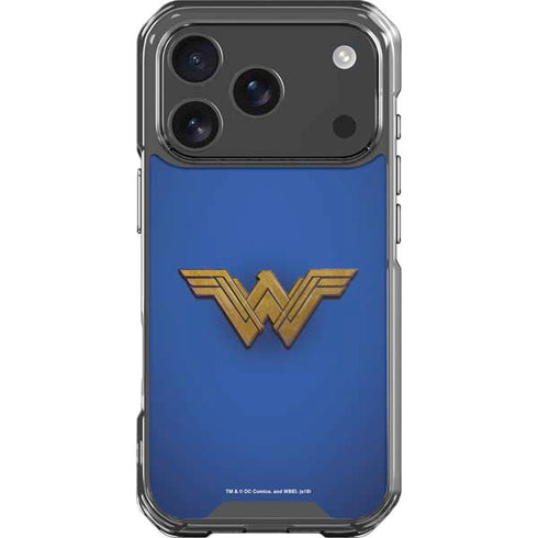 DC Comics Wonder Woman Movie Emblem iPhone 18 Pro Clear Case