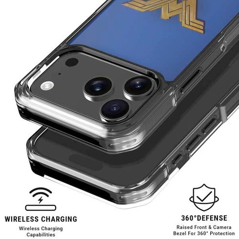 DC Comics Wonder Woman Movie Emblem iPhone 18 Pro Clear Case