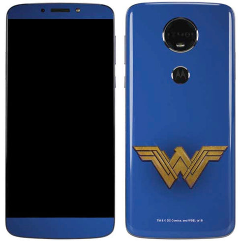 DC Comics Wonder Woman Movie Emblem Moto E5 Plus Skin