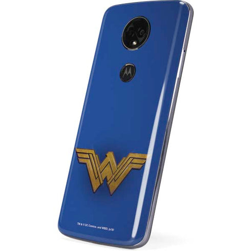 DC Comics Wonder Woman Movie Emblem Moto E5 Plus Skin
