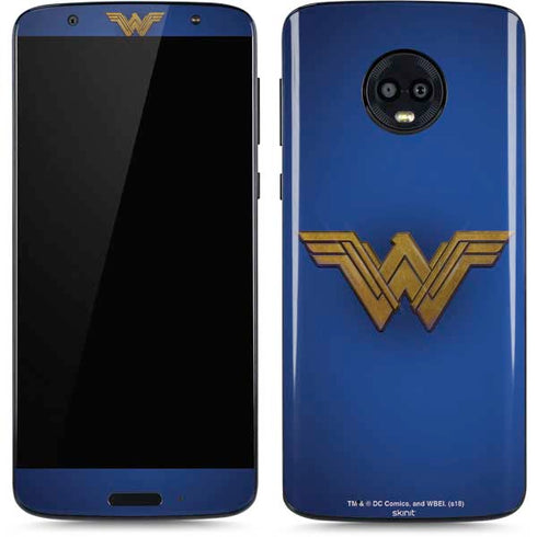 DC Comics Wonder Woman Movie Emblem Moto G6 Skin