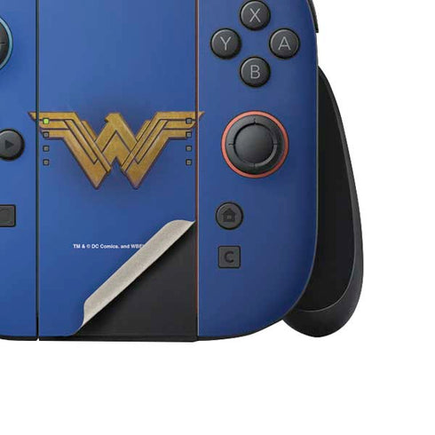 DC Comics Wonder Woman Movie Emblem Nintendo Switch 2 (2025) Joy-Con Controller Skin