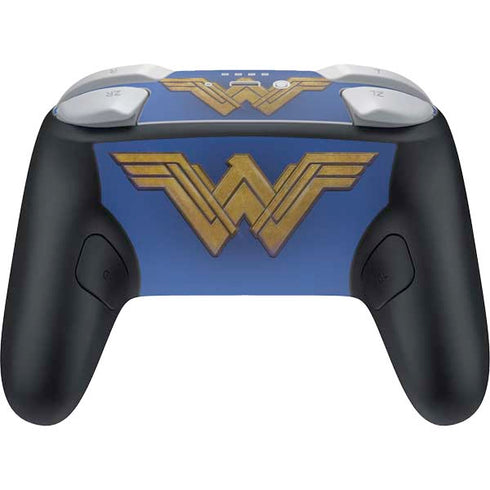 DC Comics Wonder Woman Movie Emblem Nintendo Switch 2 (2025) Pro Controller Skin