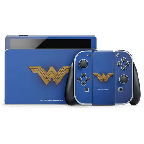 DC Comics Wonder Woman Movie Emblem Nintendo Skins