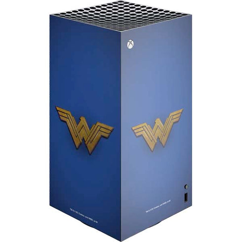 DC Comics Wonder Woman Movie Emblem XBox Series X Digital Edition Console Skin