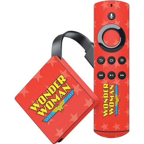 DC Comics Wonder Woman Logo Amazon Fire TV Skin
