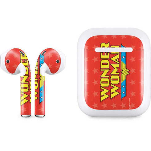 DC Comics Wonder Woman Logo Apple AirPods Skin