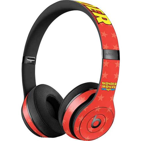 DC Comics Wonder Woman Logo Beats Solo 3 Wireless Skin