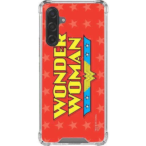 DC Comics Wonder Woman Logo Galaxy A17 Clear Case
