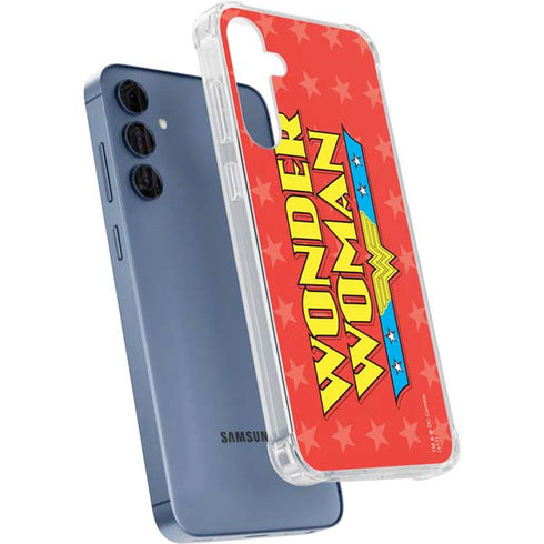 DC Comics Wonder Woman Logo Galaxy A35 5G Clear Case