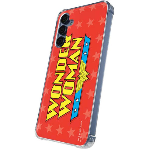 DC Comics Wonder Woman Logo Galaxy A55 5G Clear Case