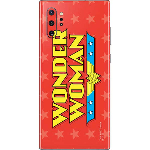 DC Comics Wonder Woman Logo Galaxy Note 10 Plus Skin