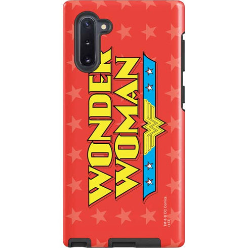 DC Comics Wonder Woman Logo Galaxy Cases
