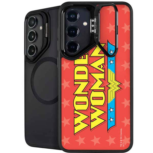 DC Comics Wonder Woman Logo Galaxy S24 Kickstand Case