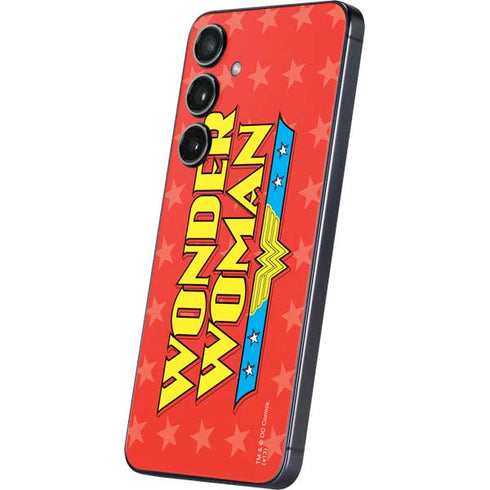 DC Comics Wonder Woman Logo Galaxy S24 Plus Skin
