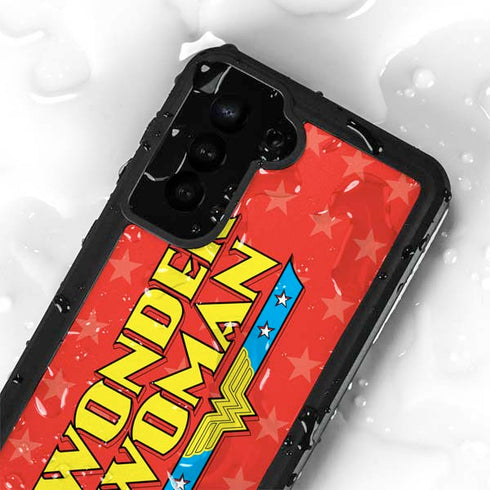 DC Comics Wonder Woman Logo Galaxy S24 Plus Waterproof Case