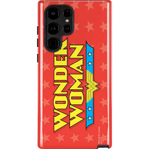 DC Comics Wonder Woman Logo Galaxy Cases