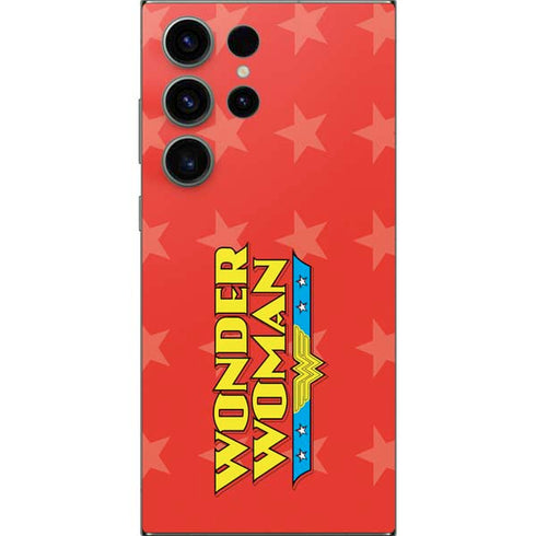 DC Comics Wonder Woman Logo Galaxy S25 Ultra Skin