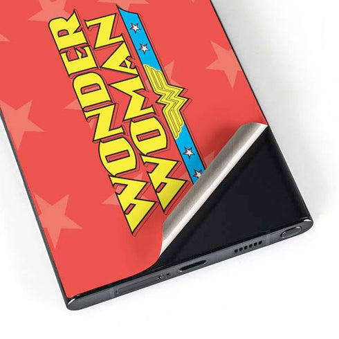 DC Comics Wonder Woman Logo Galaxy S25 Ultra Skin