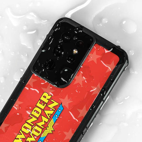 DC Comics Wonder Woman Logo Galaxy S24 Ultra Waterproof Case