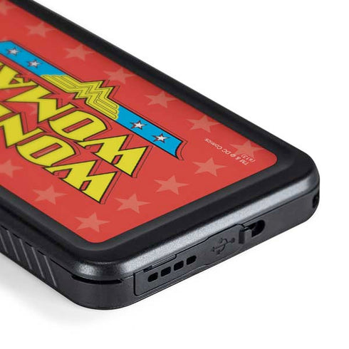 DC Comics Wonder Woman Logo Galaxy S24 Waterproof Case