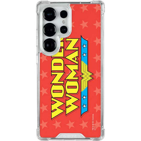 DC Comics Wonder Woman Logo Galaxy S26 Ultra Clear Case