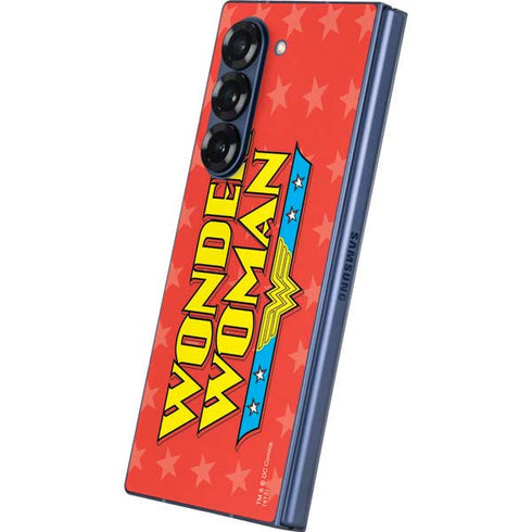 DC Comics Wonder Woman Logo Galaxy Z Fold6 Skin