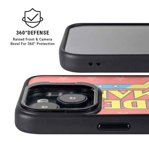 DC Comics Wonder Woman Logo iPhone 13 Kickstand Case