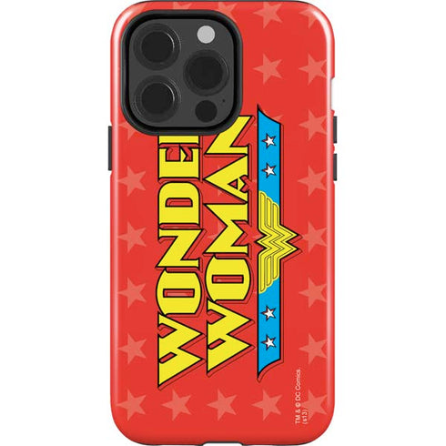 DC Comics Wonder Woman Logo iPhone 15 Pro Impact Case