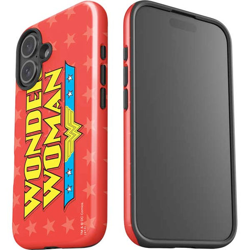 DC Comics Wonder Woman Logo iPhone 16 Plus Impact Case