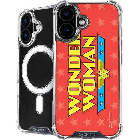 DC Comics Wonder Woman Logo iPhone 16 Plus MagSafe Case