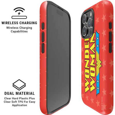 DC Comics Wonder Woman Logo iPhone 16 Pro Magsafe Impact Case
