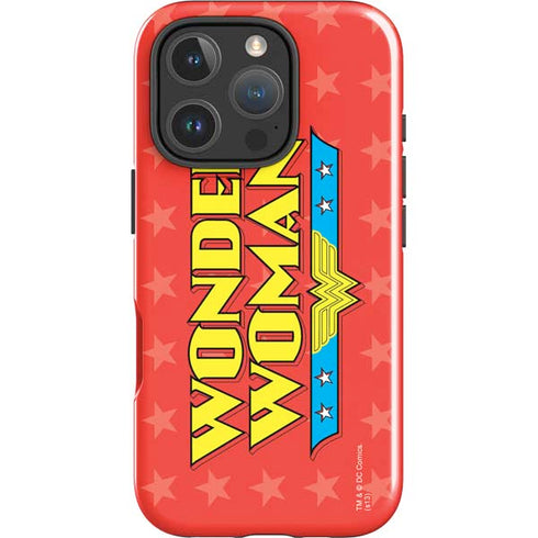 DC Comics Wonder Woman Logo iPhone 16 Pro Max Impact Case