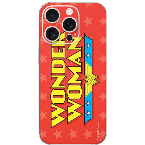 DC Comics Wonder Woman Logo iPhone 16 Pro Skin