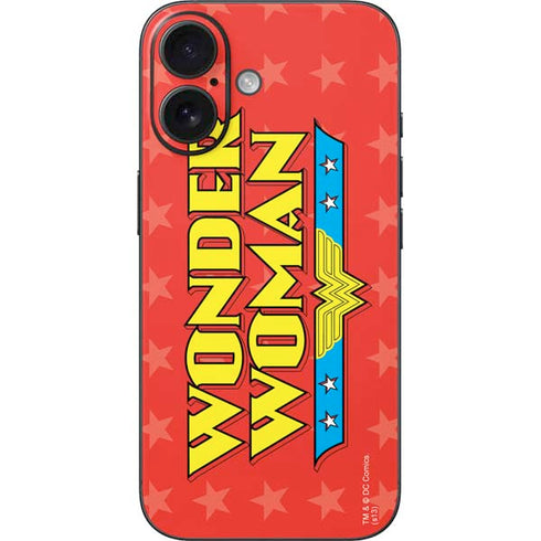 DC Comics Wonder Woman Logo iPhone 16 Skin