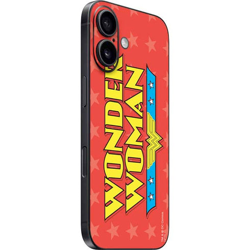 DC Comics Wonder Woman Logo iPhone 16 Skin