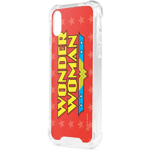DC Comics Wonder Woman Logo iPhone XS Clear Case