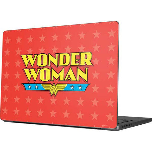 DC Comics Wonder Woman Logo Apple MacBook Pro 14-inch Skin